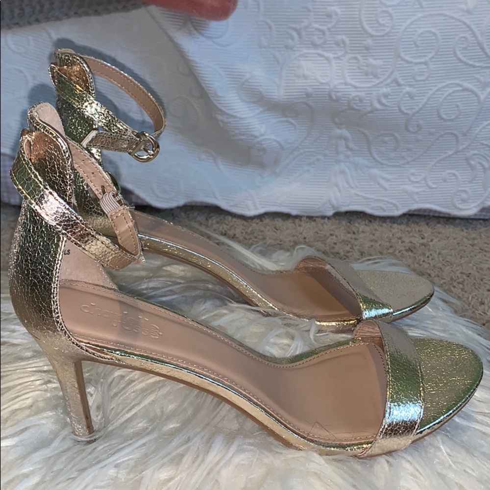 Gold heels